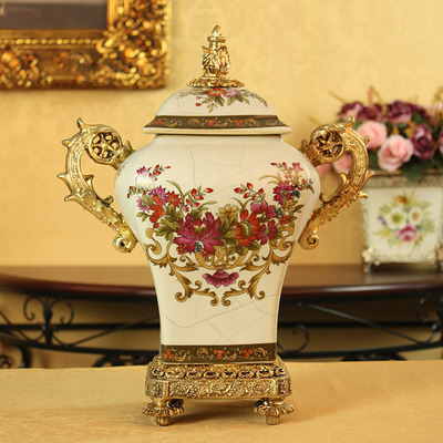 【陶瓷工艺品 陶瓷茶叶罐 家居装饰摆件 工艺品批发 XC212】价格,厂家,图片,陶瓷工艺品,义乌菲洛家居用品-