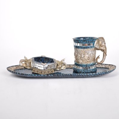 东南亚大象笔筒/球盘/烟灰缸树脂摆件海外工艺品家居饰品摆件NY1265300、NY1280800-海外工艺品批发-万菱购,万菱广场批发商城