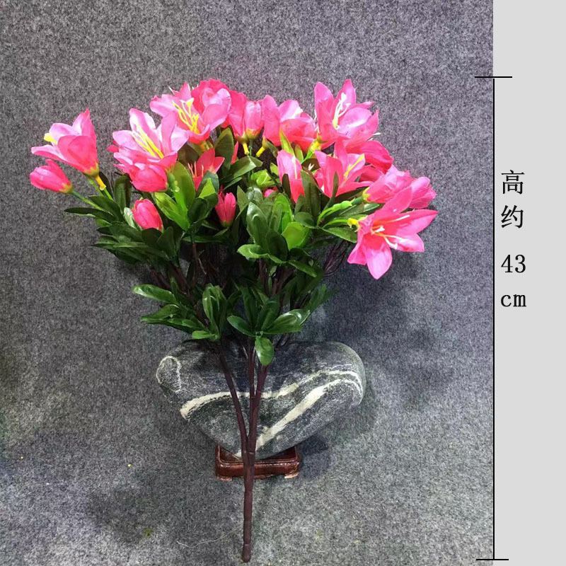 仿真杜鹃花映山红工厂批发城市广场绿化酒店宾馆工程造景家居装饰